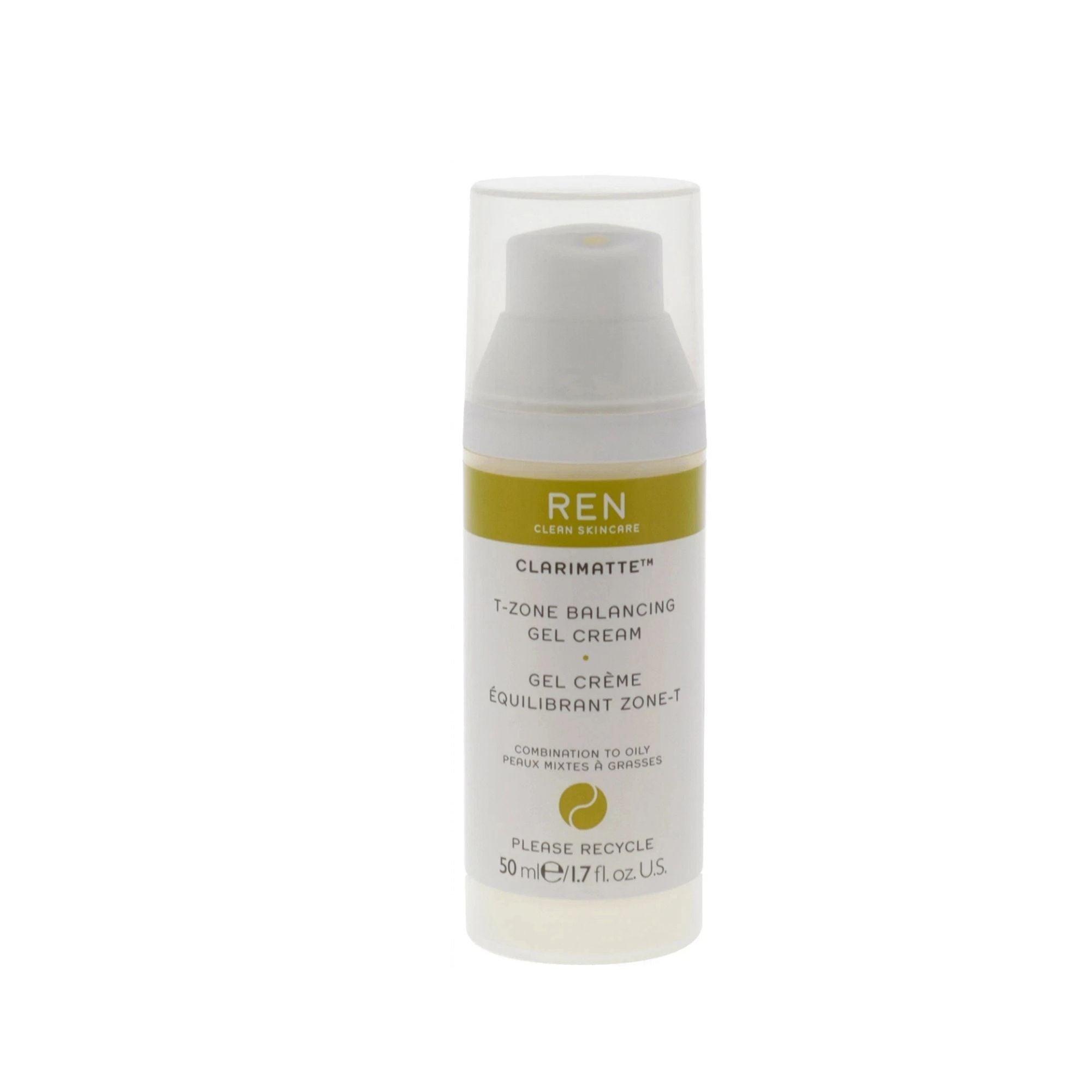 Ren Clean Skincare Clarimatte T-Zone Balancing Gel Cream
